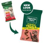 Meaty Beef Treats for Adult Dogs - 12 Pack