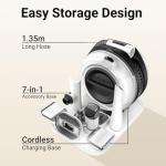 Cordless 7-in-1 Pet Grooming Vacuum Kit