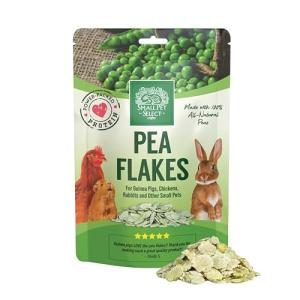 Natural Pea Flakes for Small Pets 16oz