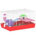 PawHut Portable 2-Tier Hamster and Gerbil Cage