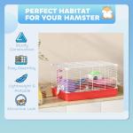 PawHut Portable 2-Tier Hamster and Gerbil Cage