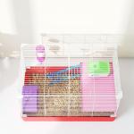 PawHut Portable 2-Tier Hamster and Gerbil Cage
