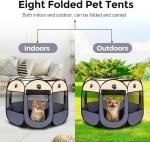 JupiterJX Foldable Pet Playpen for Dogs and Cats