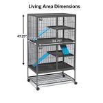 MidWest Deluxe Double Unit Small Animal Cage
