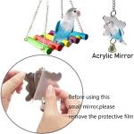 Wooden Swing Ladders & Chew Toys for Birds
