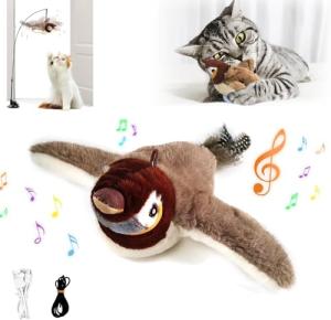 Interactive Flapping Bird Toy for Indoor Cats