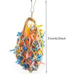 Bird Foraging Chew Toy for Parrots and Cockatiels