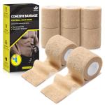Self Adhesive Bandage Wrap for Pets - 8 Pack