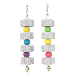 Bird Chewing Toy with Beak Grinding Stone