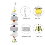 Bird Chewing Toy with Beak Grinding Stone