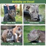 Mayerzon Lightweight Basket Muzzle for Large Dogs