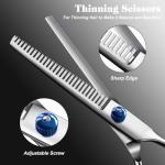 4-in-1 Dog Grooming Scissors Kit with Comb