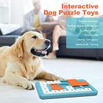 Interactive Dog Puzzle Toy with Squeaky Design