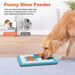 Interactive Dog Puzzle Toy with Squeaky Design