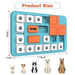 Interactive Dog Puzzle Toy with Squeaky Design