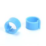 Colorful Plastic Bird Leg Rings - 100 Pack