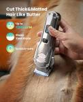 4-in-1 Dog Grooming Kit with Silent Clippers