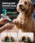 4-in-1 Dog Grooming Kit with Silent Clippers