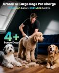 4-in-1 Dog Grooming Kit with Silent Clippers