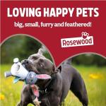 Tough Cow Toy with Squeaker for Dogs