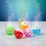 10 Pcs Rolling Bell Balls for Pet Birds