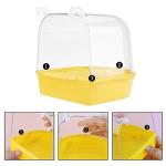 Hanging Bird Bath Tub with Hooks for Small Birds