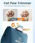 Oneisall Low Noise Pet Clippers for Cats