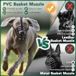 Humane Adjustable Dog Muzzle for Medium Large Dogs