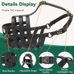 Humane Adjustable Dog Muzzle for Medium Large Dogs
