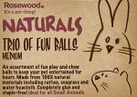 Rosewood Naturals Fun Balls for Small Animals