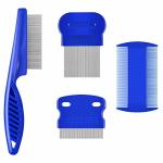 4 Pack Stainless Steel Flea and Lice Combs