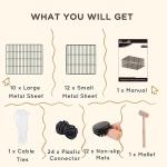 PawHut 22-Piece Pet Playpen for Small Animals
