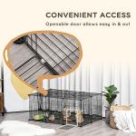 PawHut 22-Piece Pet Playpen for Small Animals
