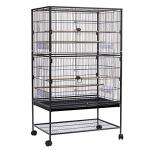 Extra Large Rolling Bird Cage with Stand