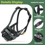 Mayerzon Lightweight Basket Muzzle for Large Dogs