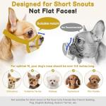 Mayerzon Breathable Muzzle for Short Snout Dogs