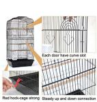 37" Metal Bird Cage for Parrots and Canaries