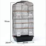 37" Metal Bird Cage for Parrots and Canaries