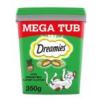 Dreamies Cat Treats with Catnip Mega Tub 350g