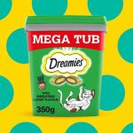 Dreamies Cat Treats with Catnip Mega Tub 350g
