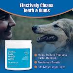 Spanielbuns Dog and Cat Dental Wipes, 50 Count