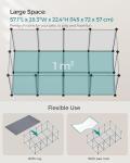 Indoor Pet Playpen for Small Animals, White