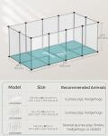 Indoor Pet Playpen for Small Animals, White