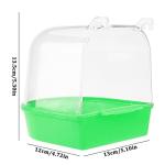 WideSmart 2-Pack Hanging Bird Bath for Cages