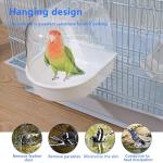 WideSmart 2-Pack Hanging Bird Bath for Cages