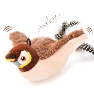 Interactive Flappy Bird Cat Toy with Catnip