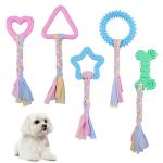 Interactive Chew Toys for Teething Puppies - 5 Pack