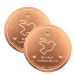 Copper Bird Bath Cleaning Disks - 2 Pack