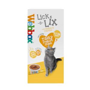 Webbox Lick-E-Lix Cheese & Taurine Treats, 5-Pack