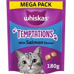 WHISKAS Temptations Salmon Crunchy Cat Treats 4x180g